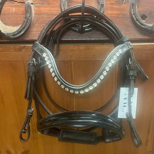 PREMIUM ROLLED SNAFFLE BRIDLE - Discontinued Line