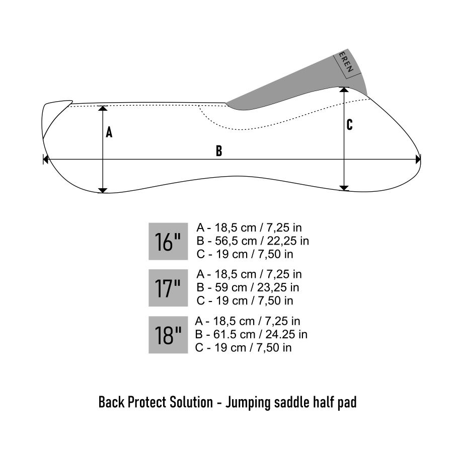 Winderen Super Slim Jumping Saddle Pad