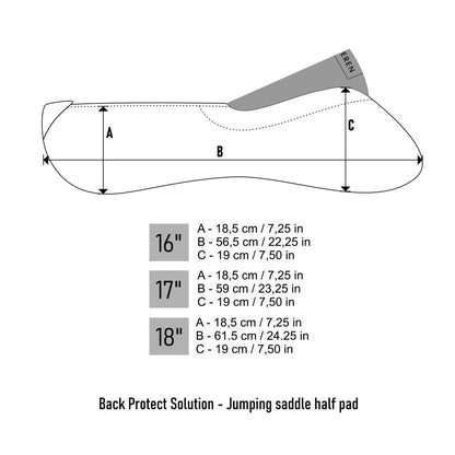 Winderen Super Slim Jumping Saddle Pad