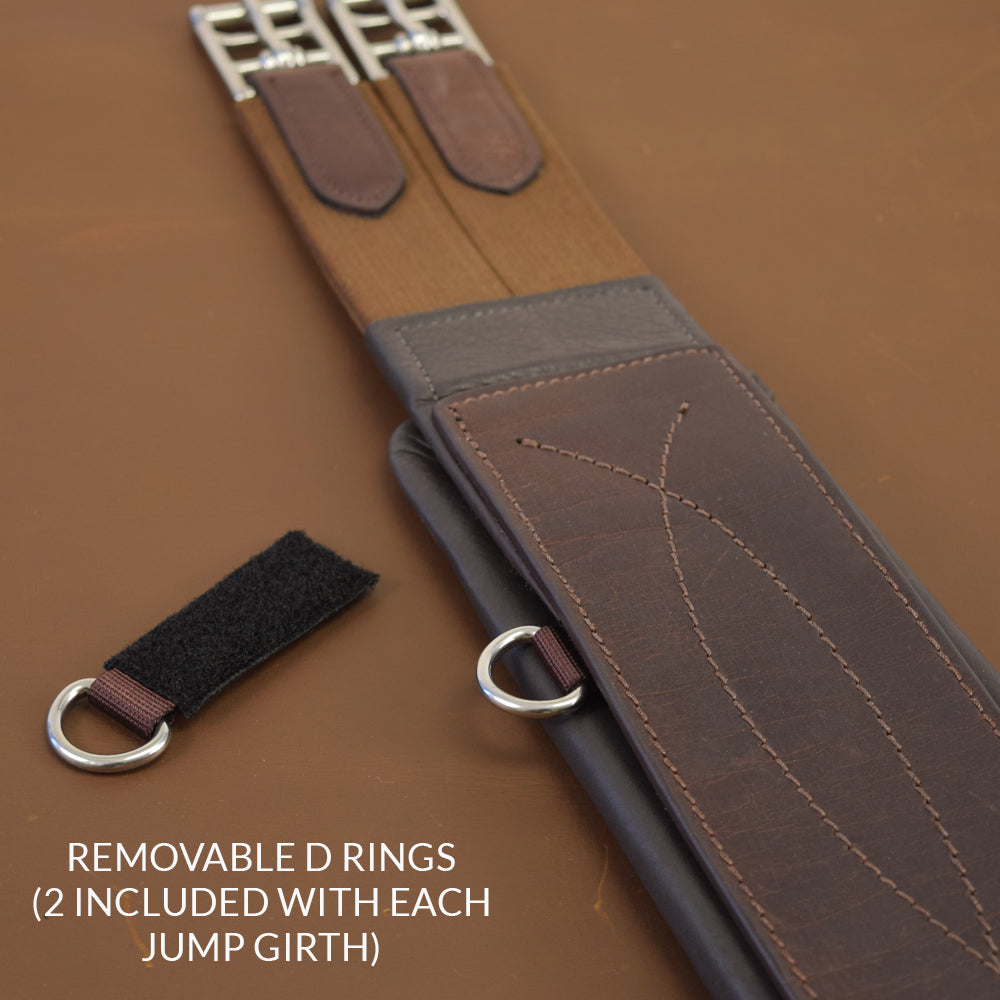 TSF StretchTec Shoulder Relief Girth™ - Jumping Leather Lined