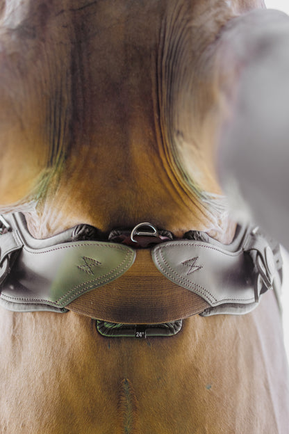 TSF StretchTec Shoulder Relief Girth™ (Leather Lined)- Dressage