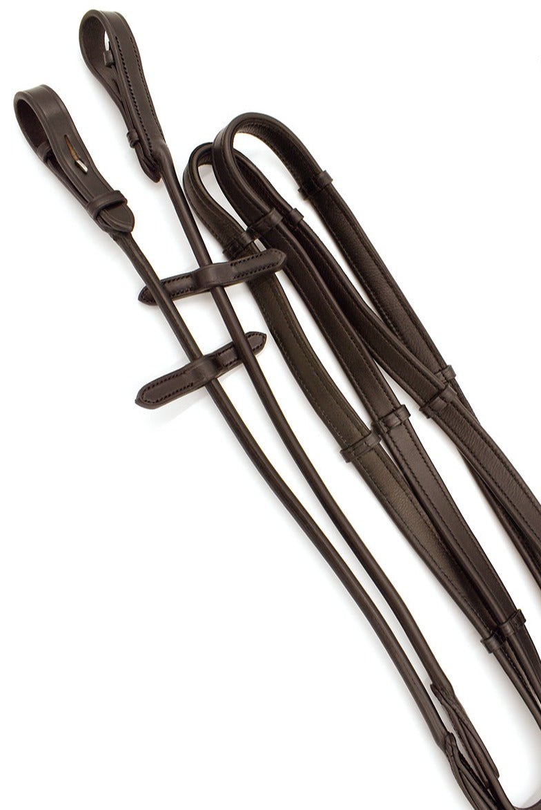 ROLLED SOFT PADDED REINS - Discontinued Line