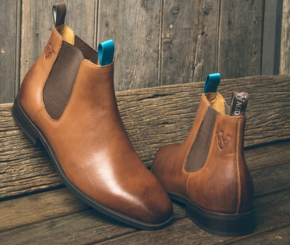 Tan Leather Boot - Discontinued Line